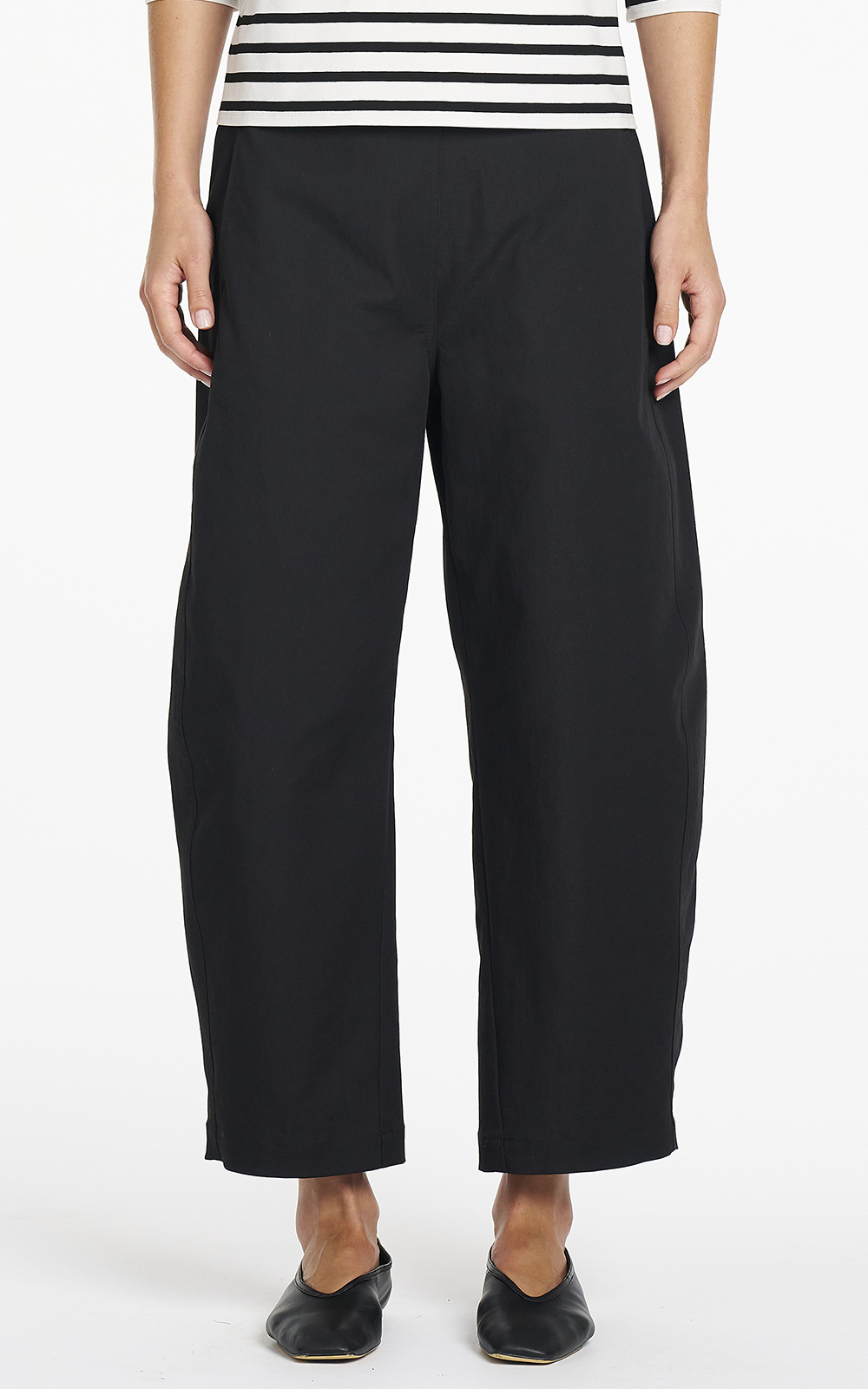 Barrel Leg Pant product photo.