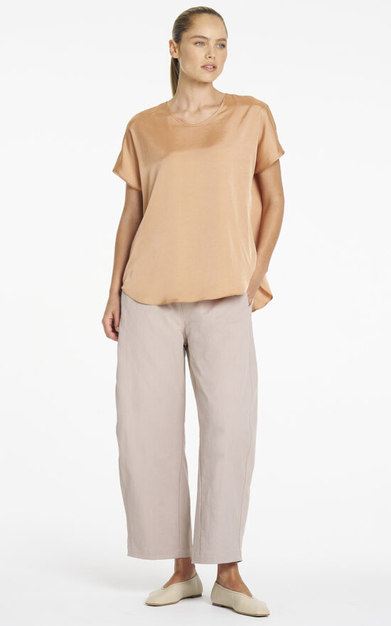 Barrel Leg Pant product photo.