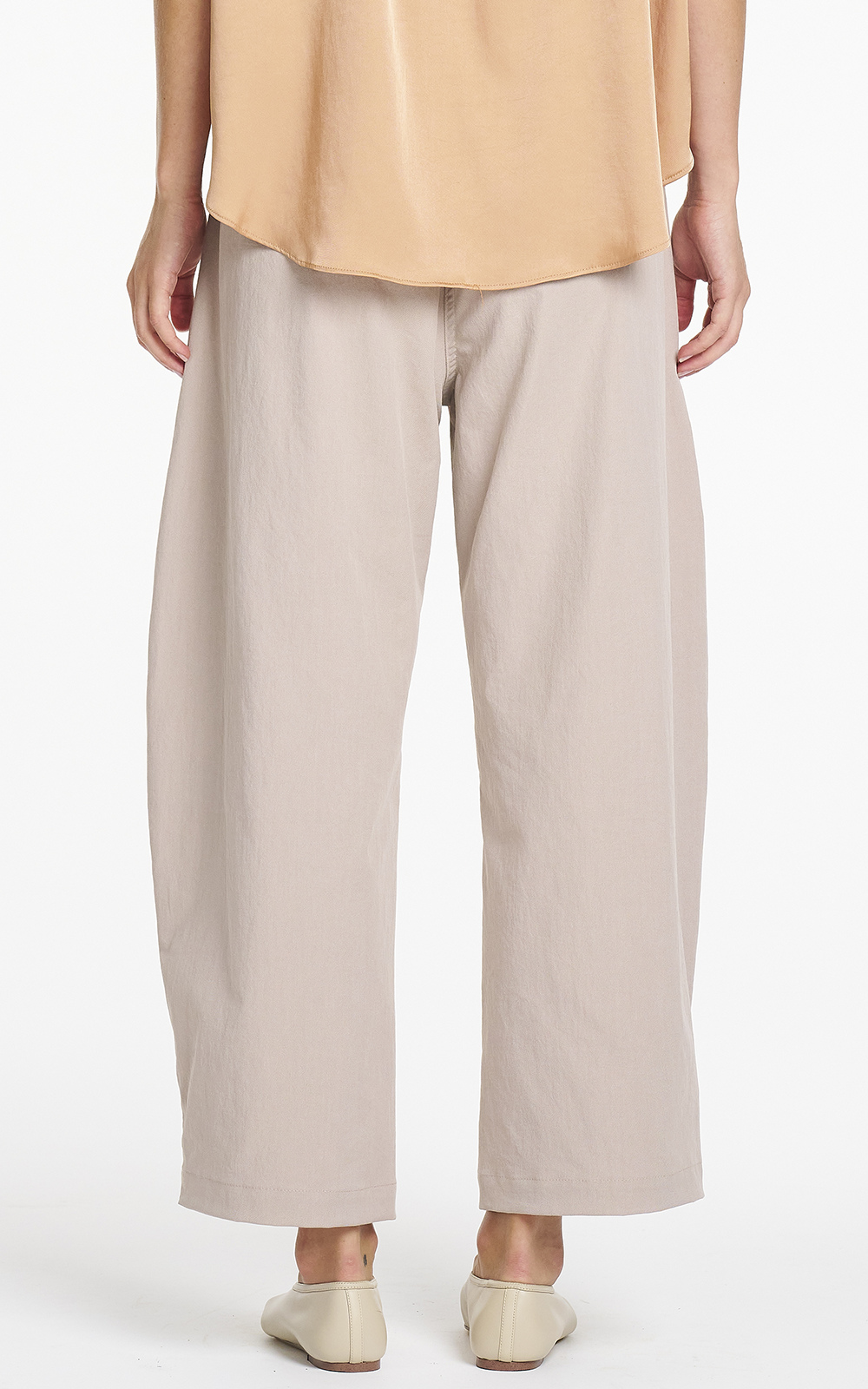 Barrel Leg Pant product photo.