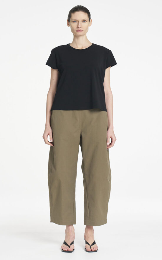 Barrel Leg Pant product photo.