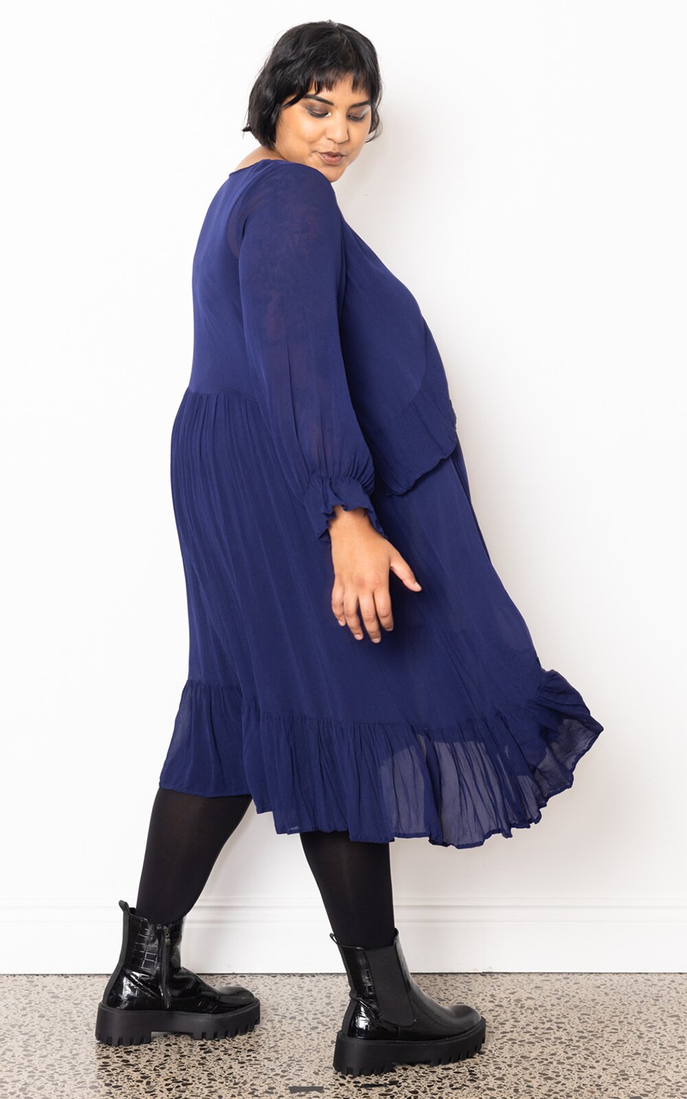 Meadow Dress With Frill product photo.