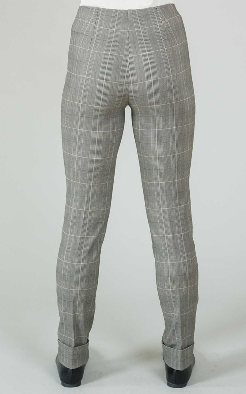 Feline Plaid Ankle Pants product photo.