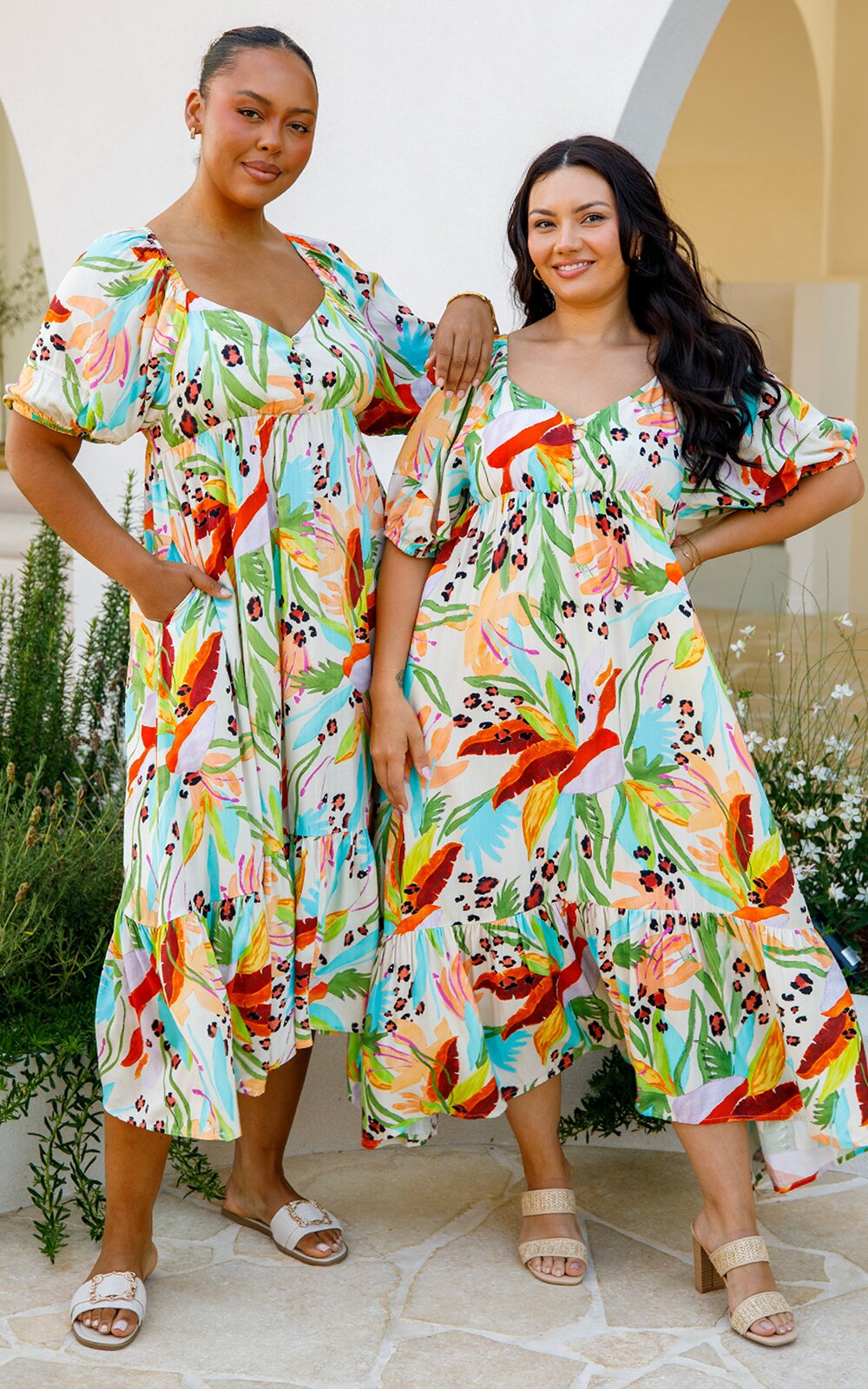 Austin Midi Dress product photo.
