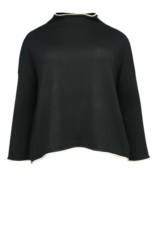 Two Tone Crop Jumper product photo.