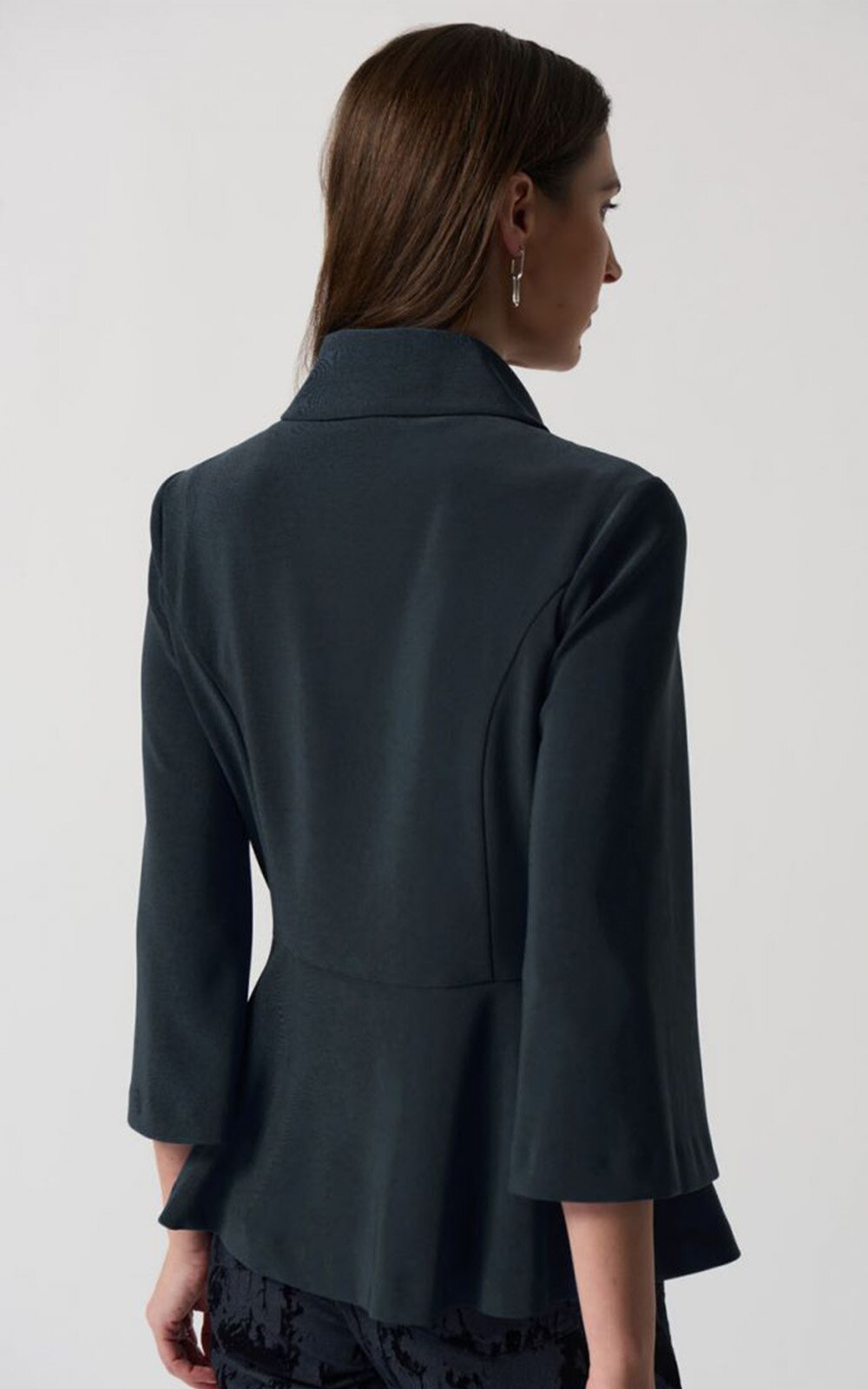 Big Button Peplum Jacket product photo.