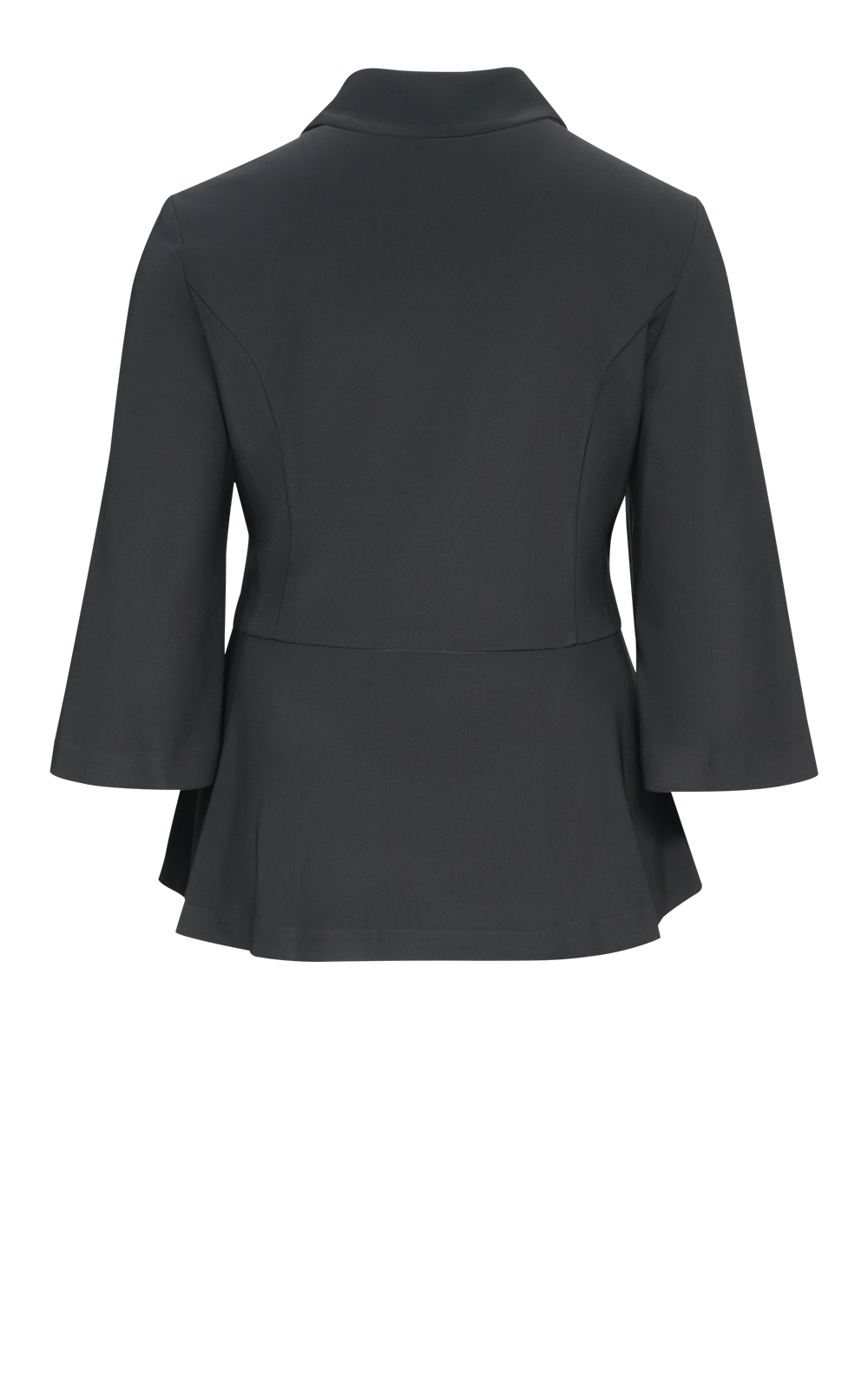Big Button Peplum Jacket product photo.
