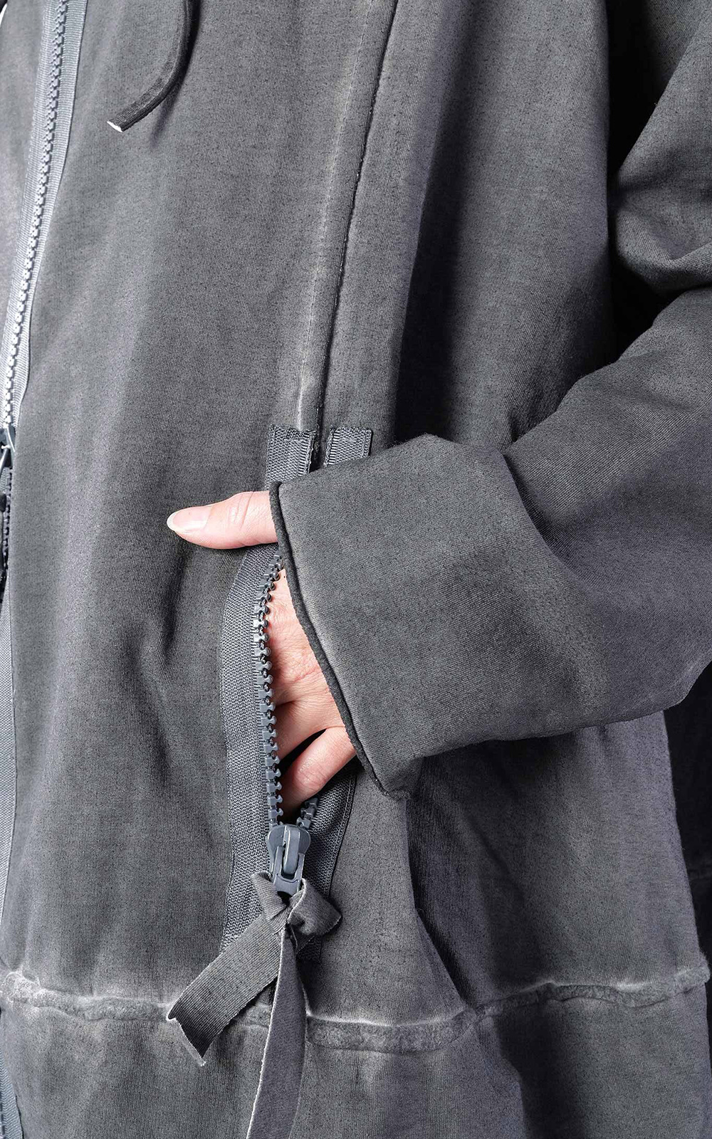 Kapan Zip Hooded Jacket product photo.