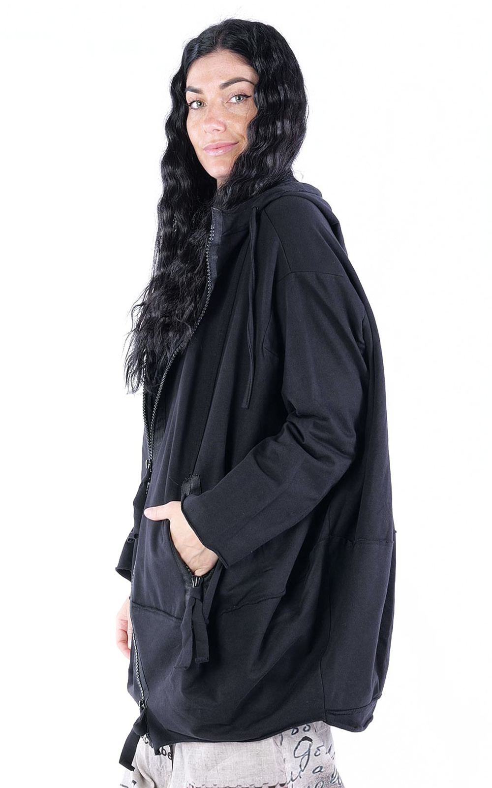 Kapan Zip Hooded Jacket product photo.