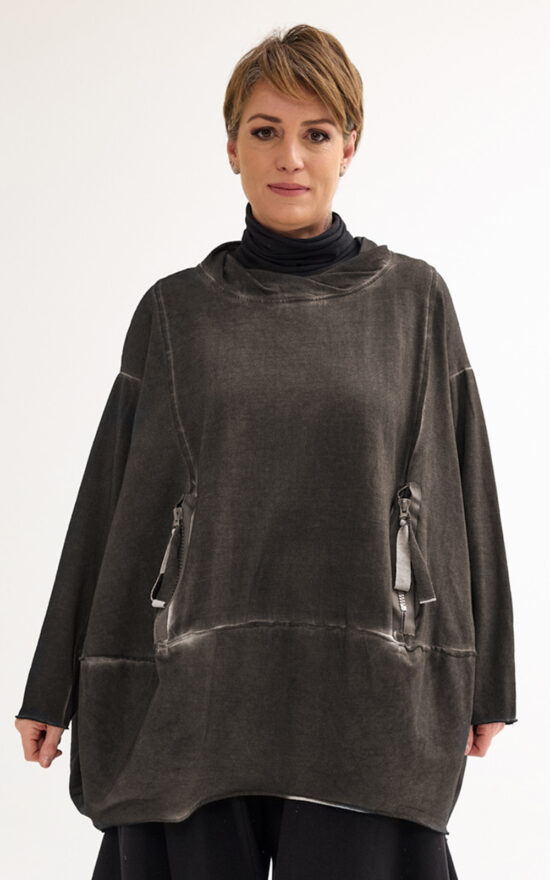 Solmus Zip Pocket Sweat product photo.