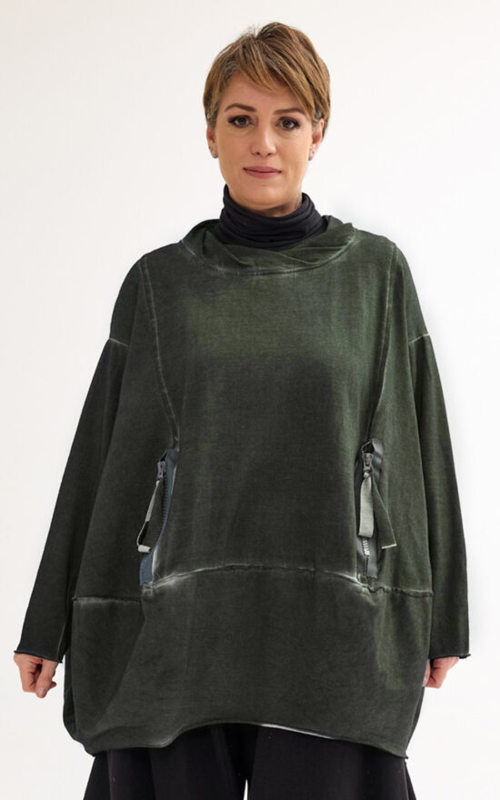 Solmus Zip Pocket Sweat product photo.