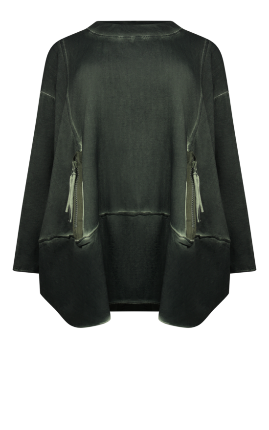 Solmus Zip Pocket Sweat product photo.