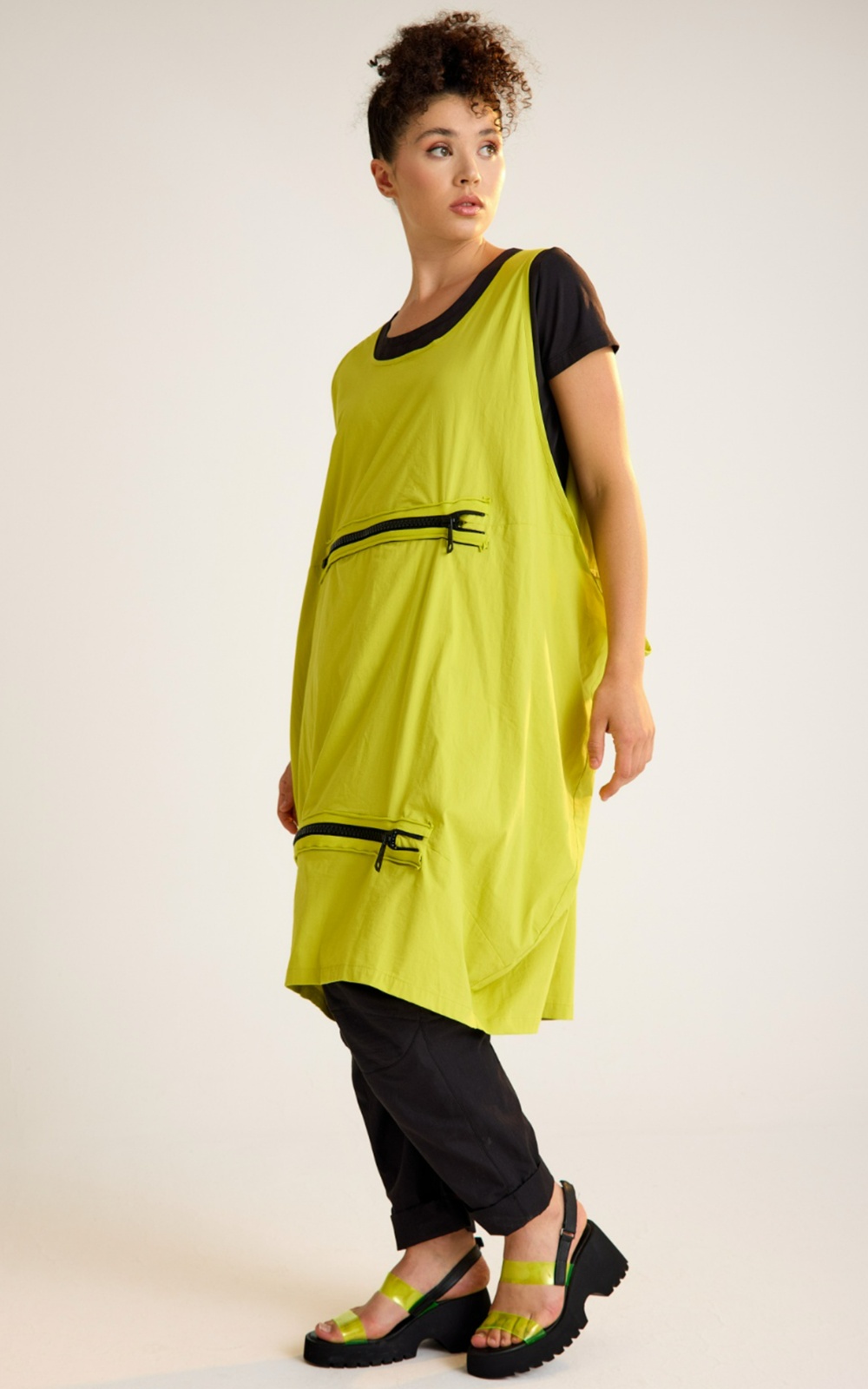 Alanya Zip Tunic product photo.