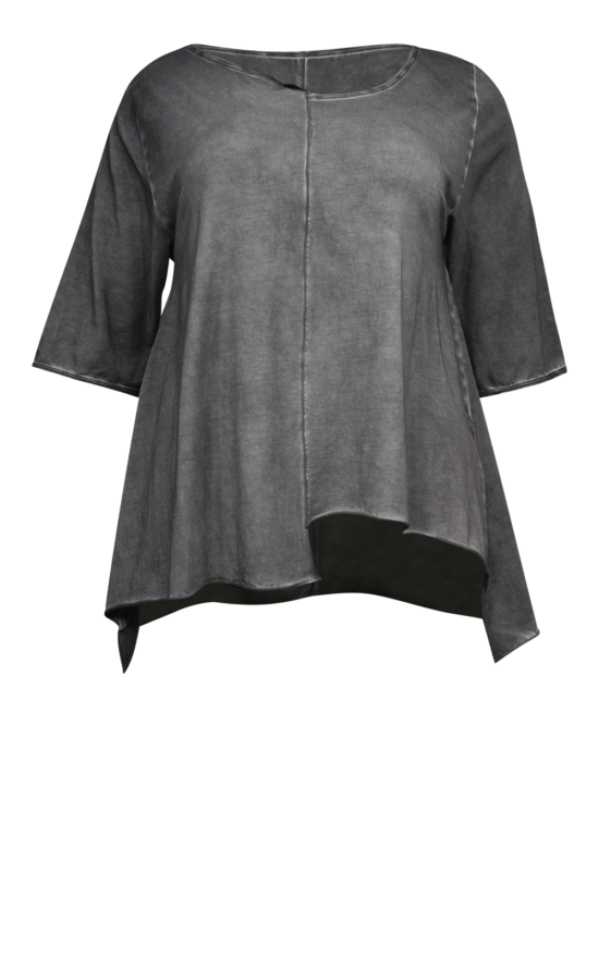 Kas Front Seam Tee product photo.