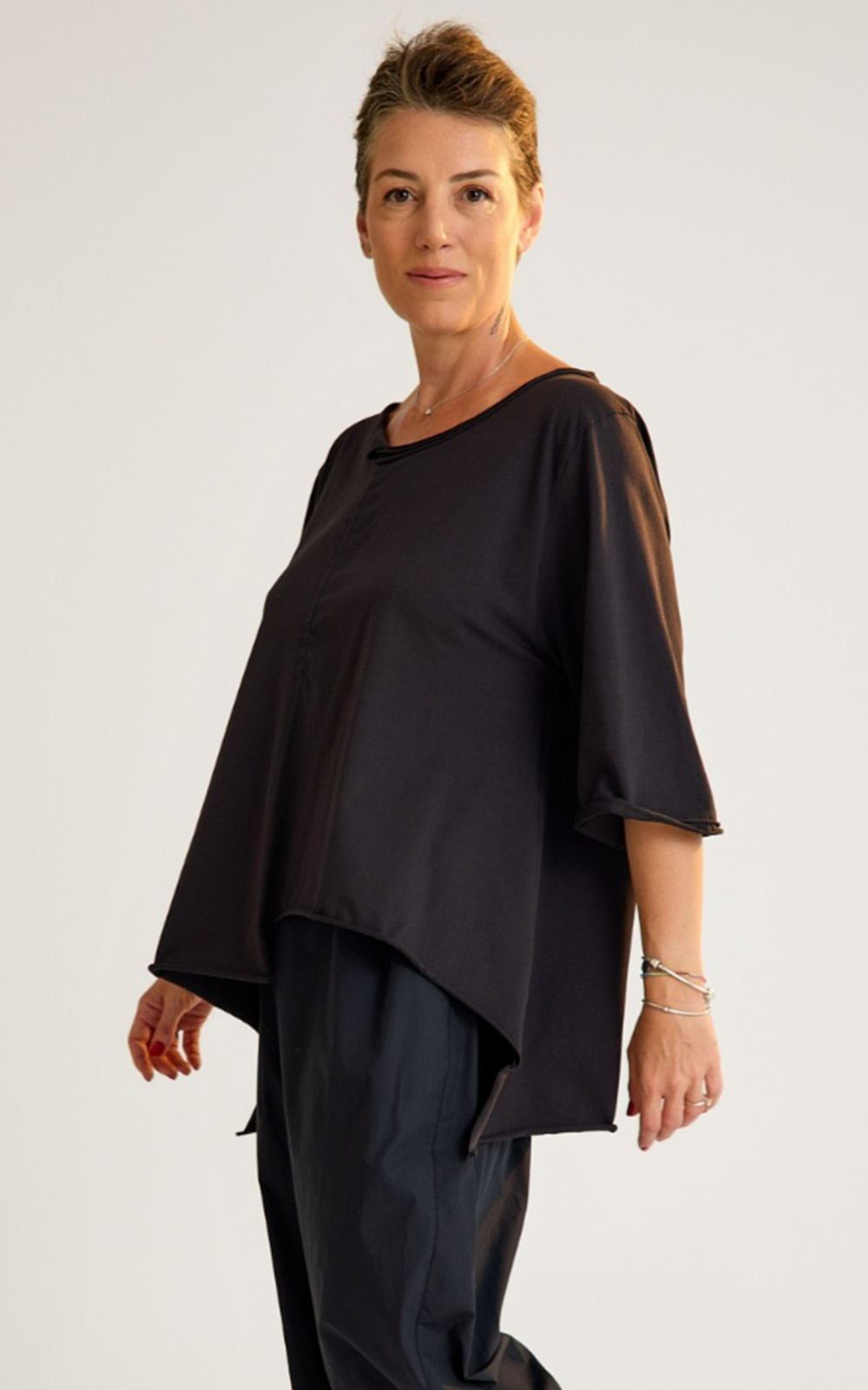 Kas Front Seam Tee product photo.