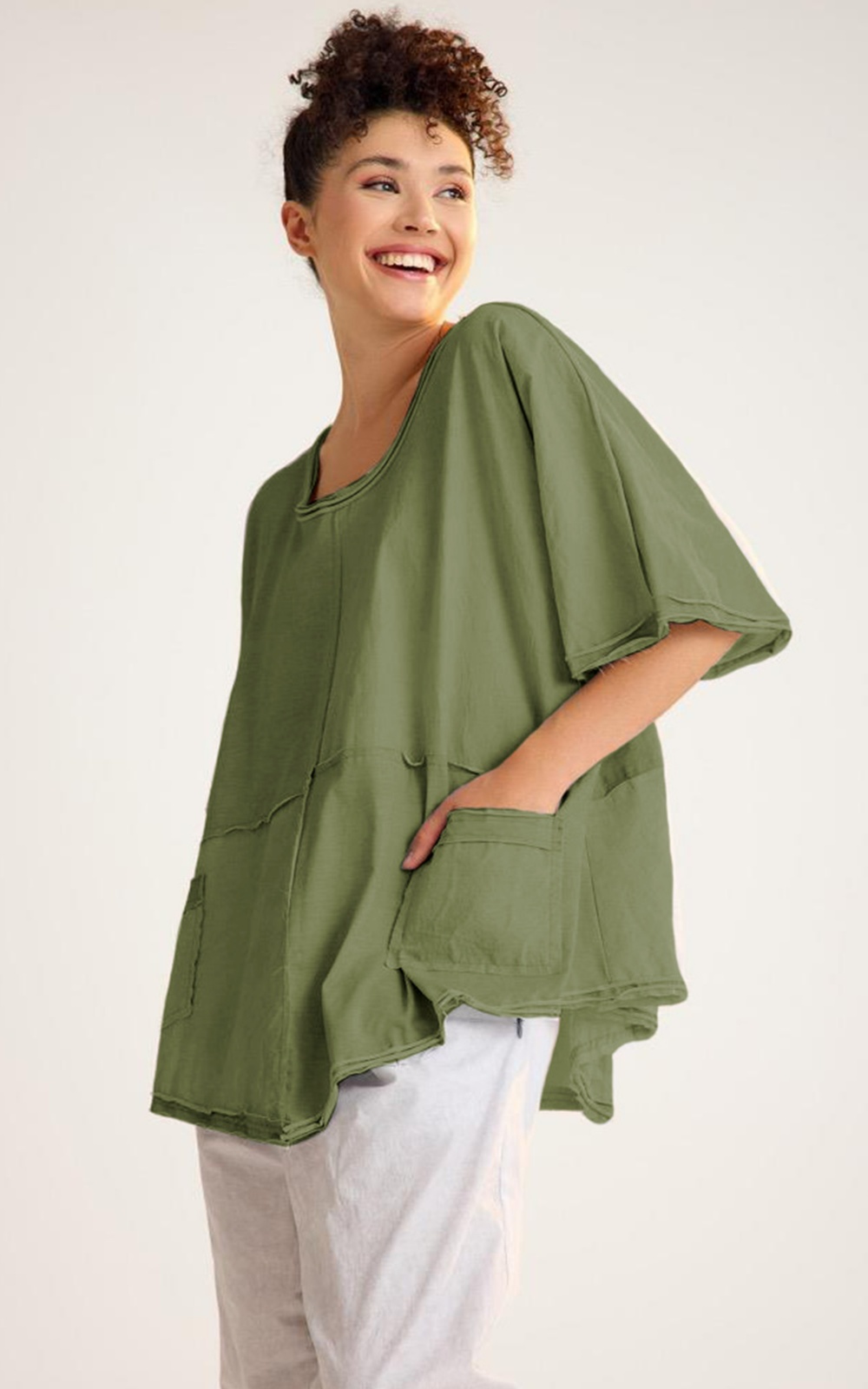 Pamukkale Pocket Tee product photo.