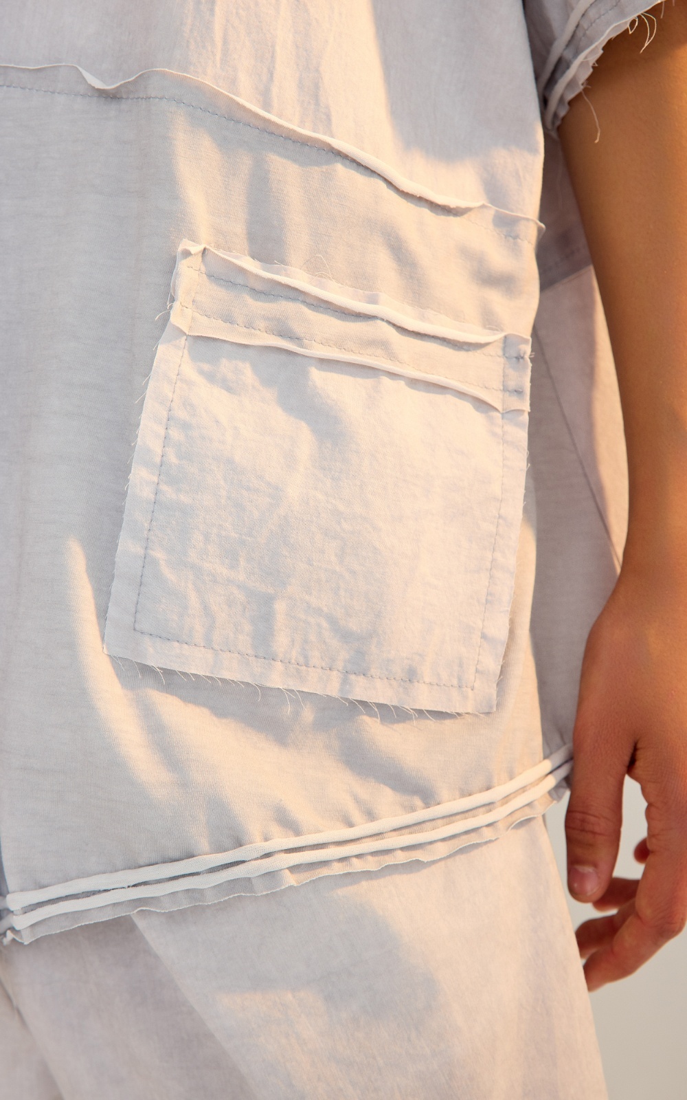 Pamukkale Pocket Tee product photo.