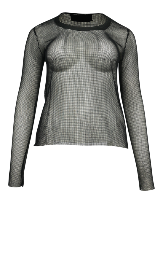 Artemis Raw  Mesh Tee product photo.