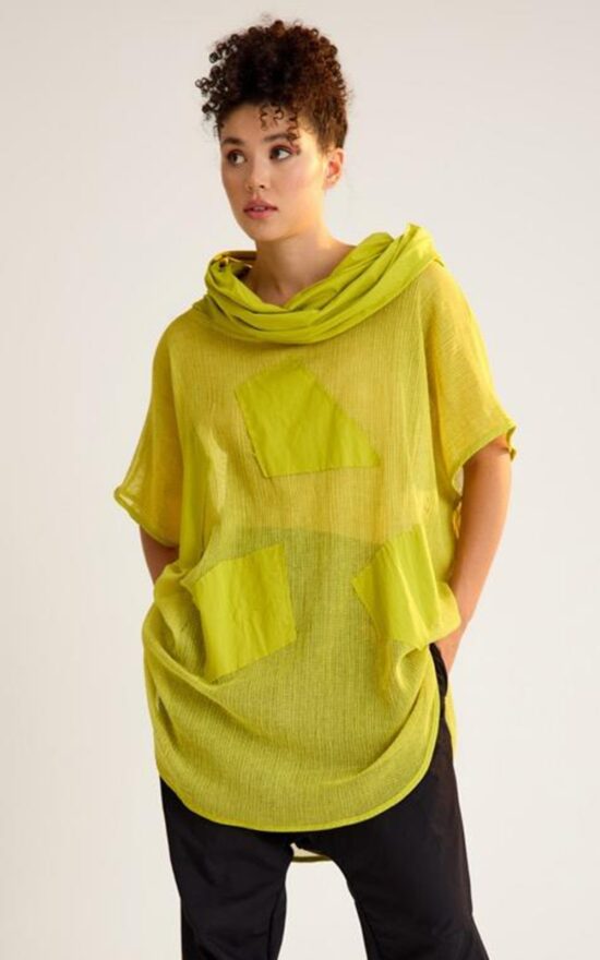 Kabak Patch Mesh Tee product photo.