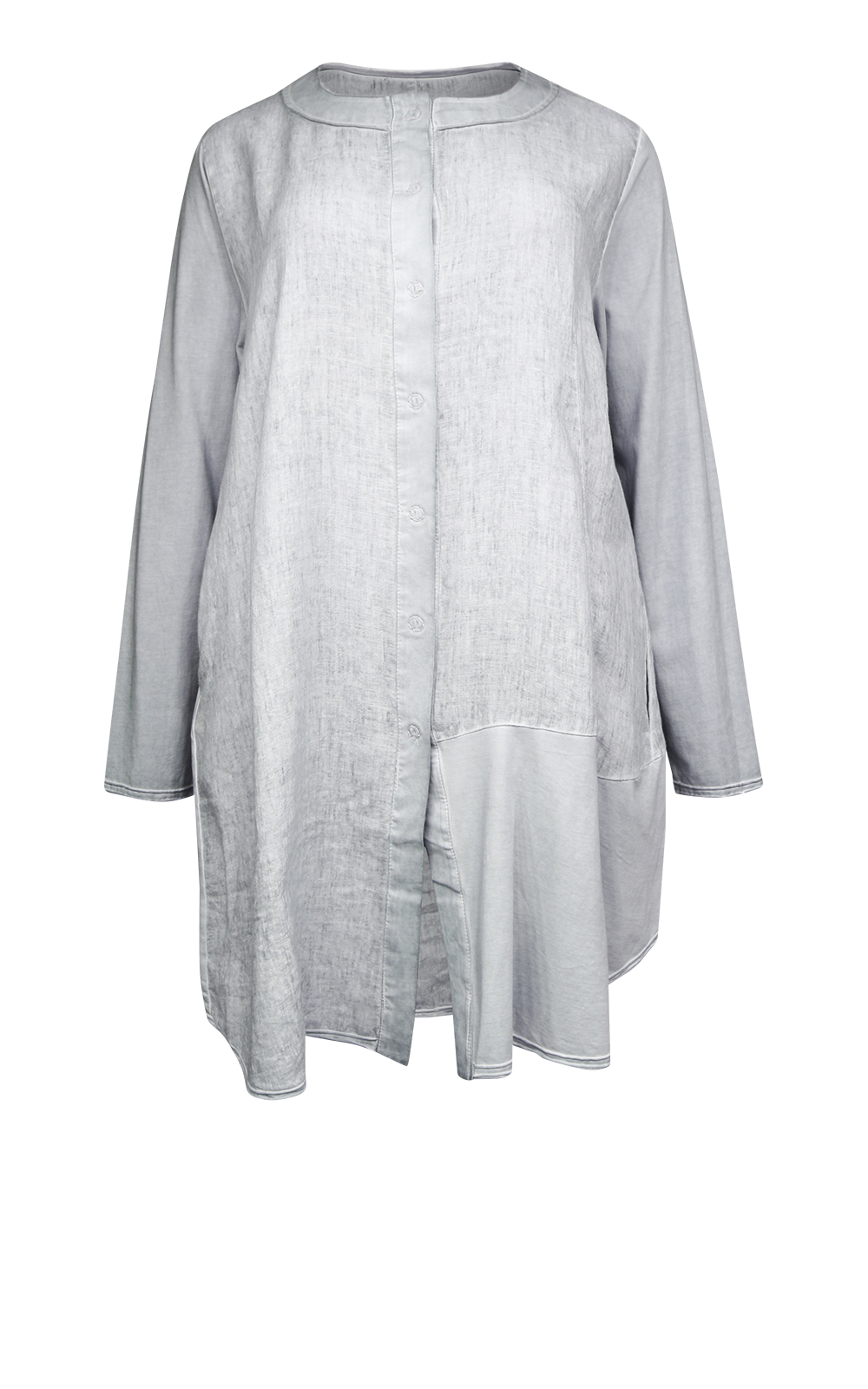 Dalaman Swing Shacket product photo.