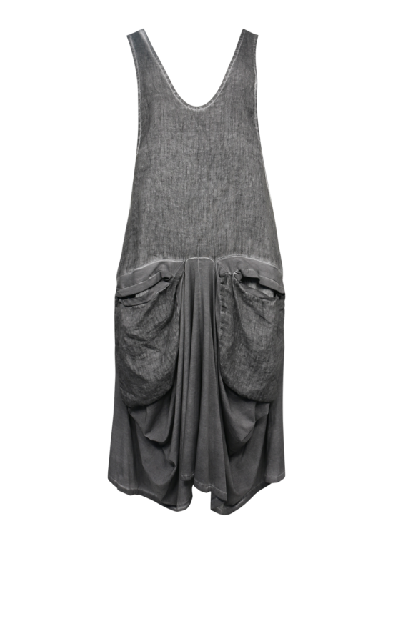 Bodrum Pocket Pinafore Linen product photo.