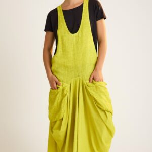 Bodrum Pocket Pinafore Linen