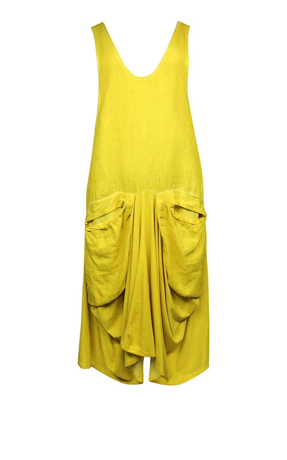 Bodrum Pocket Pinafore Linen product photo.
