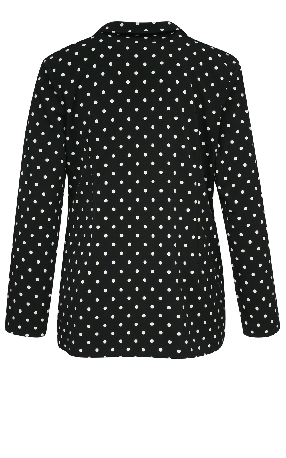 Silky Knit Dot Blazer product photo.