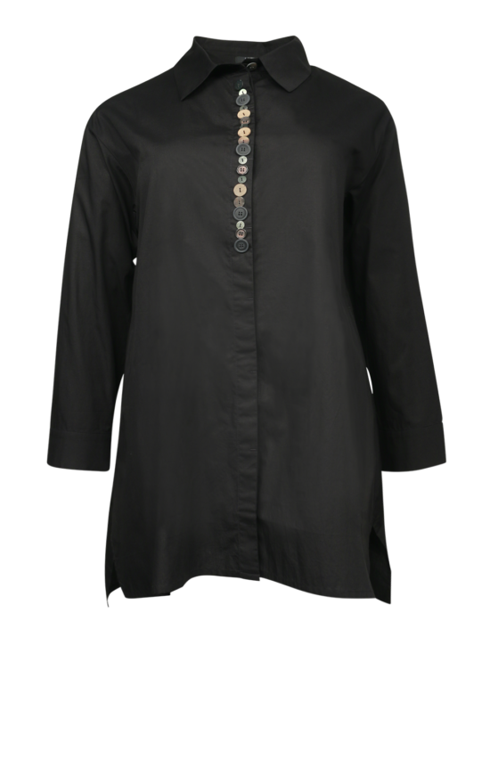 Beppu Button Shirt product photo.