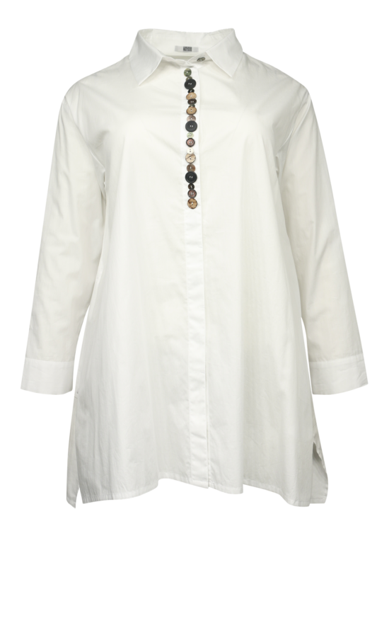 Beppu Button Shirt product photo.