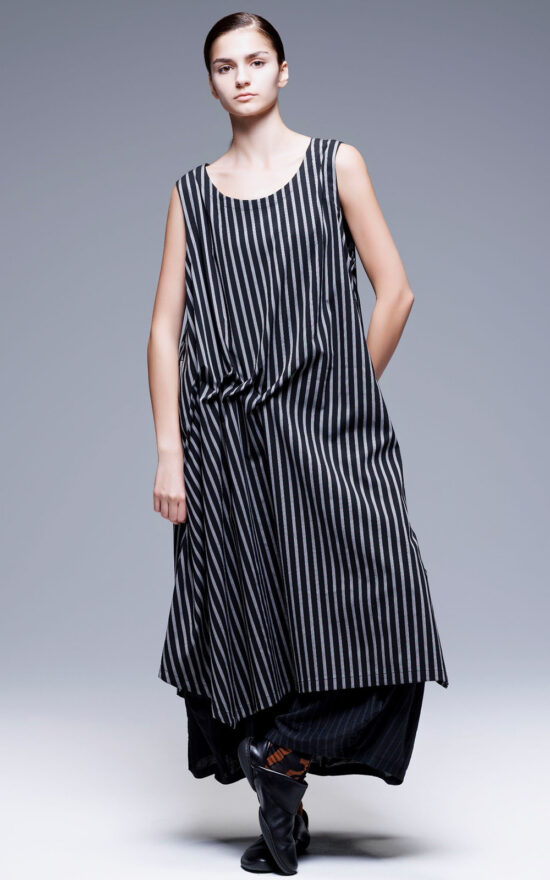 Yufu Stripe Dress product photo.