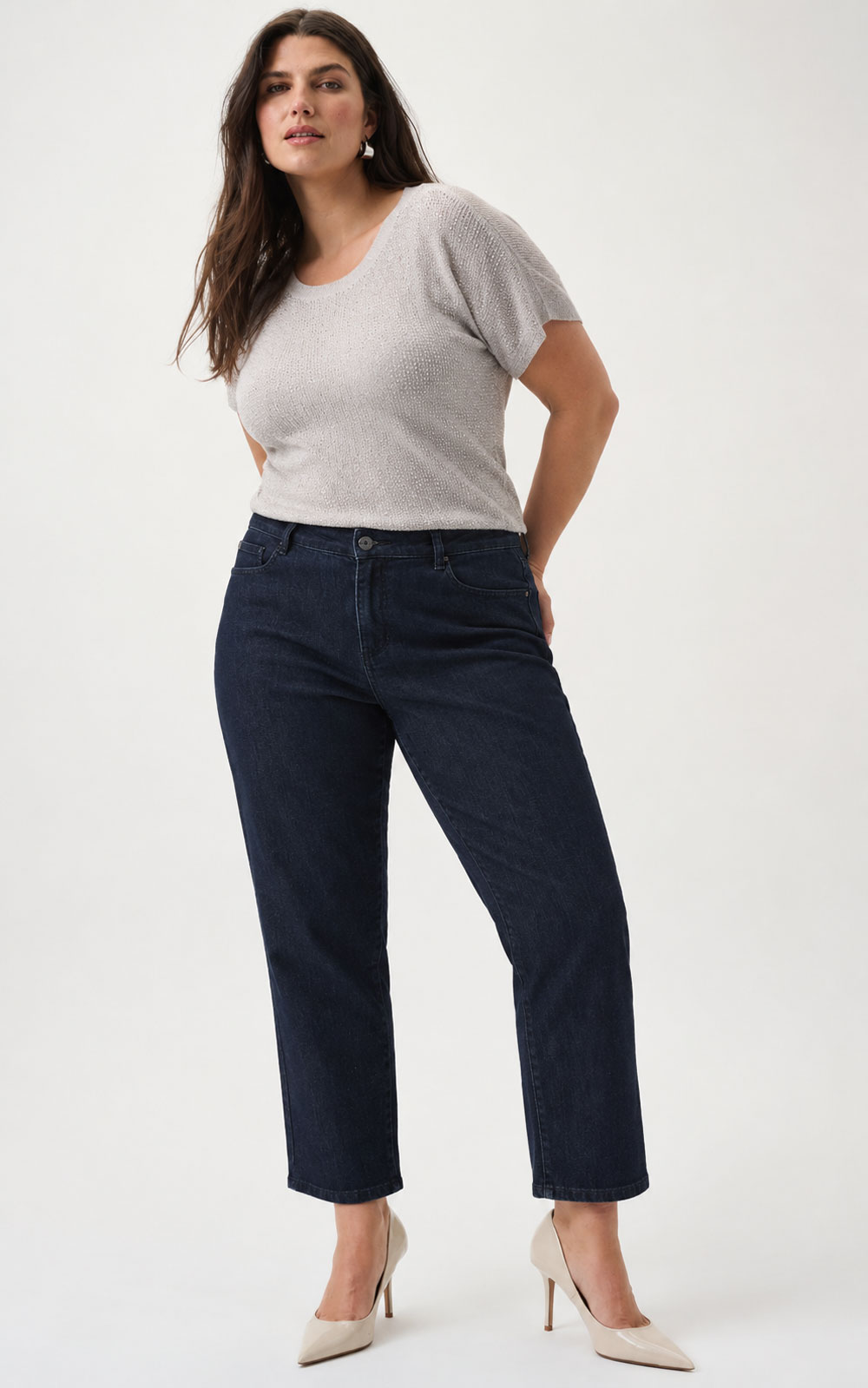 Gia Slim Leg Jean product photo.