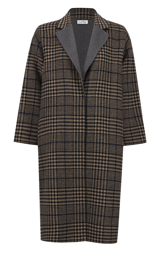 Checked Coat  product photo.