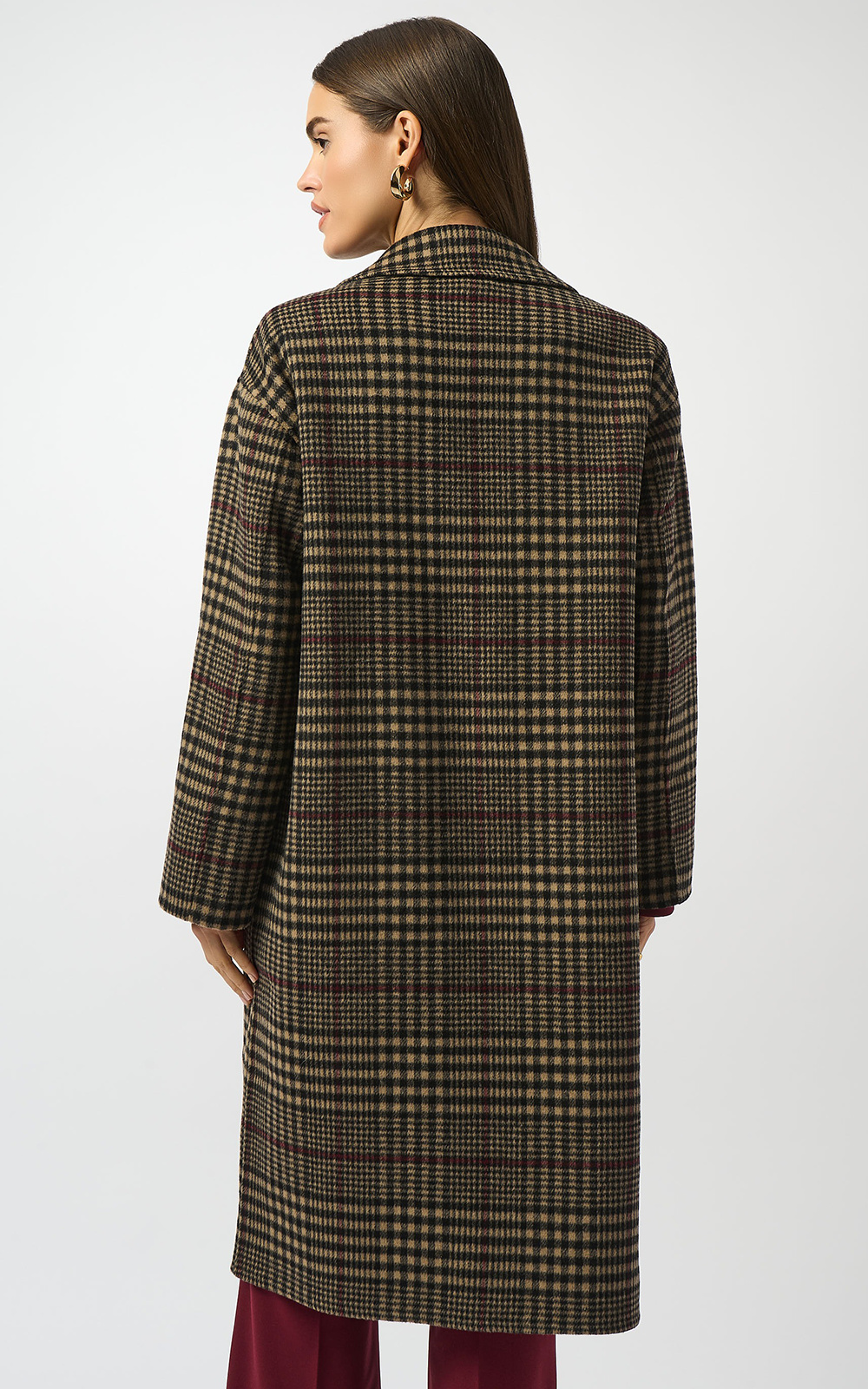 Checked Coat  product photo.