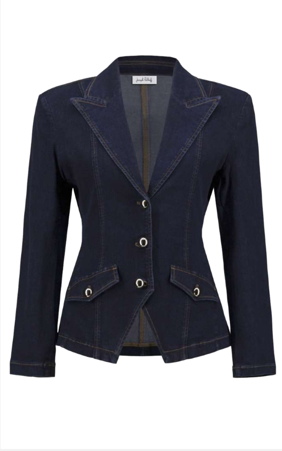 Denim Blazer product photo.