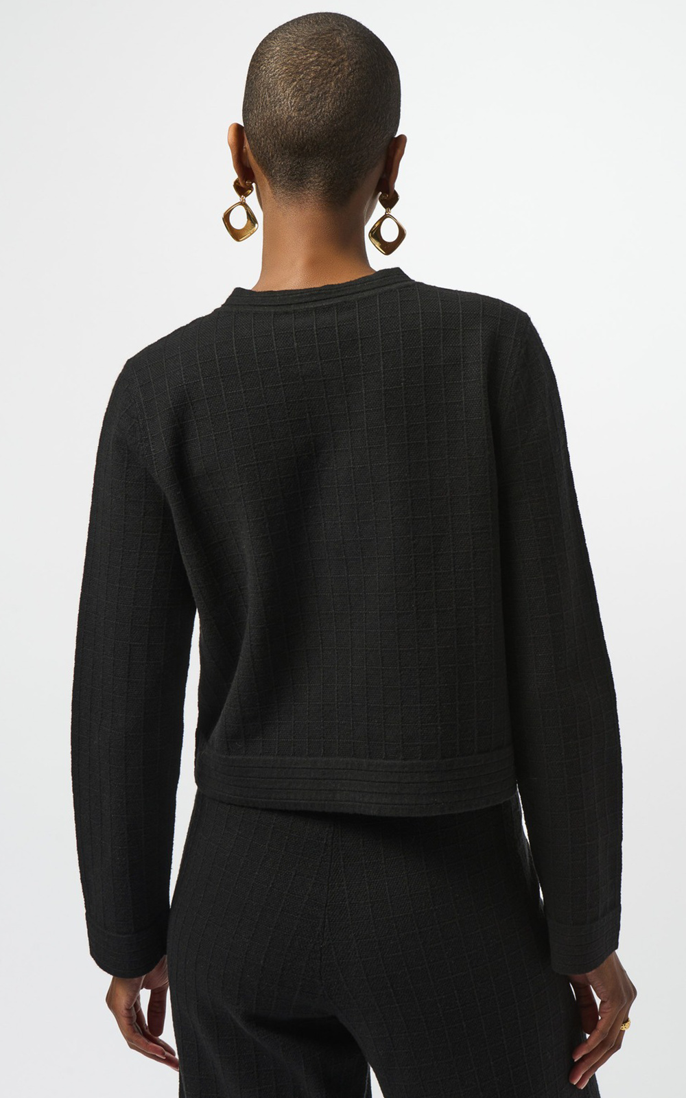 Sweater Knit Jacket  product photo.