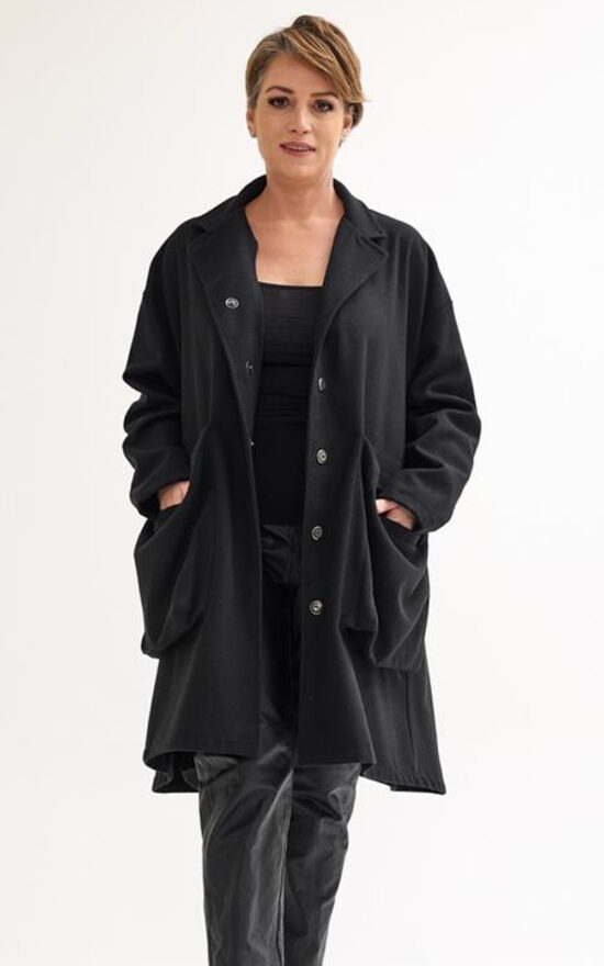 Abant Relaxed Coat product photo.