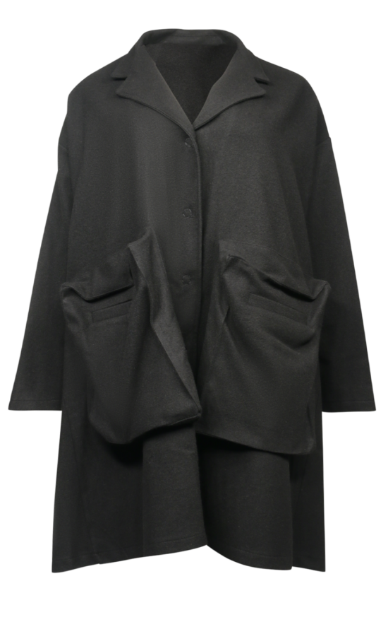 Abant Relaxed Coat product photo.