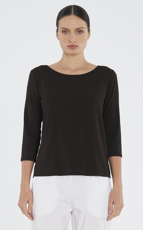 Relaxed Boat Neck  product photo.