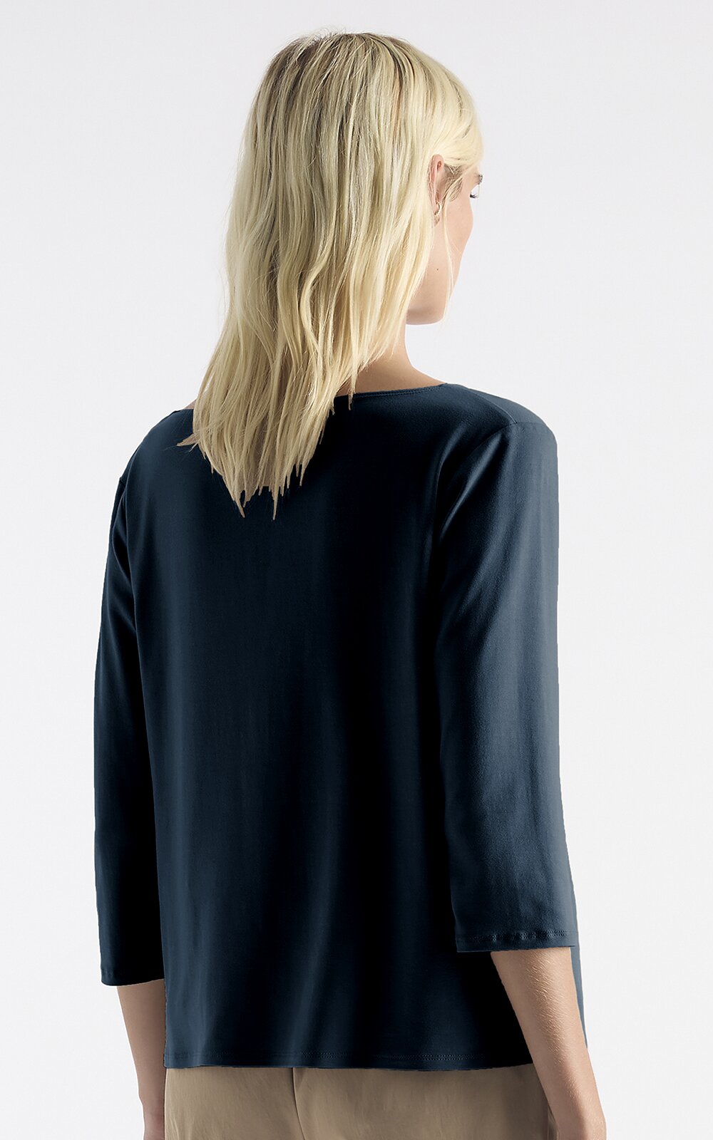 Relaxed Boat Neck product photo.