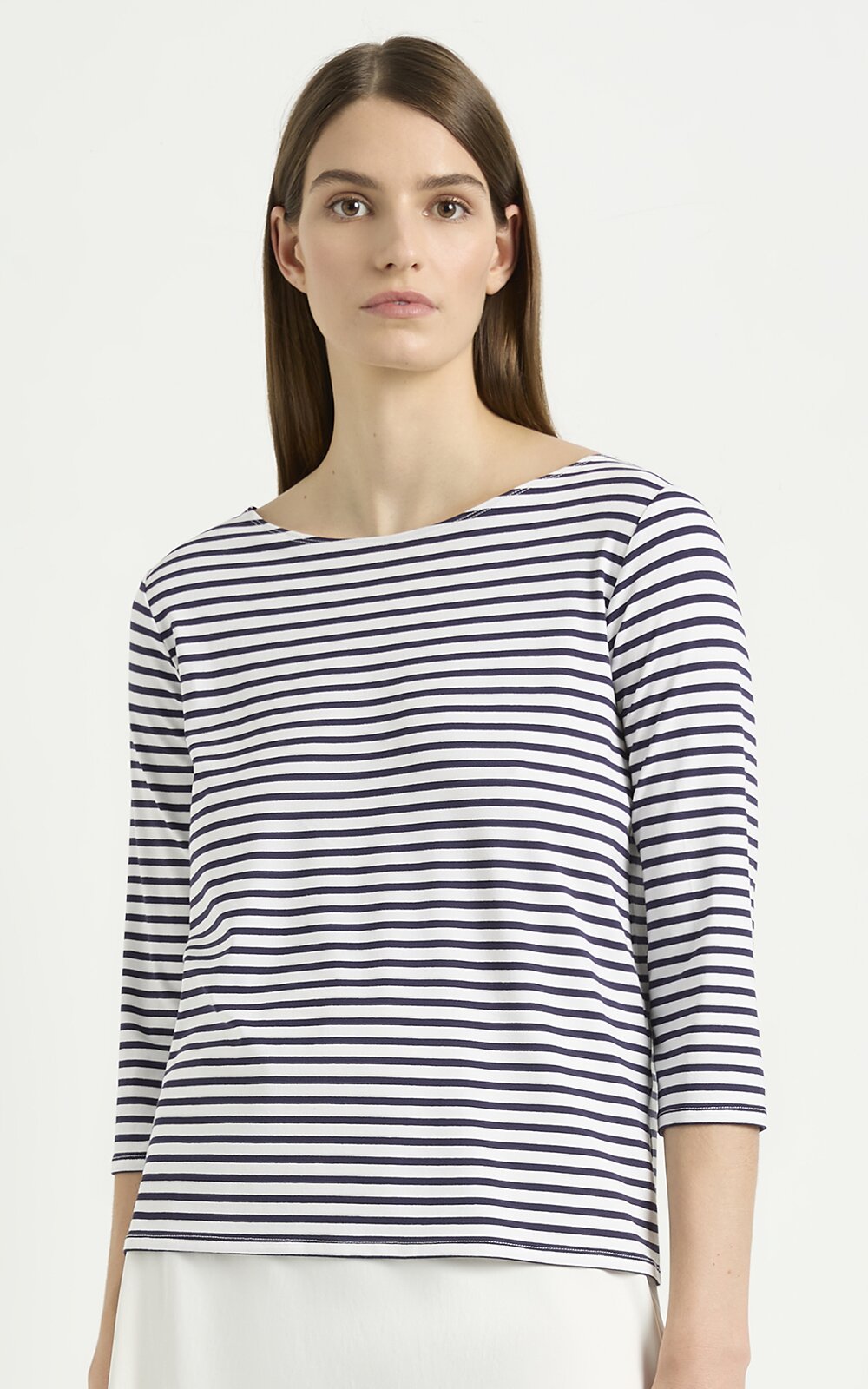 Relaxed Boat Neck product photo.