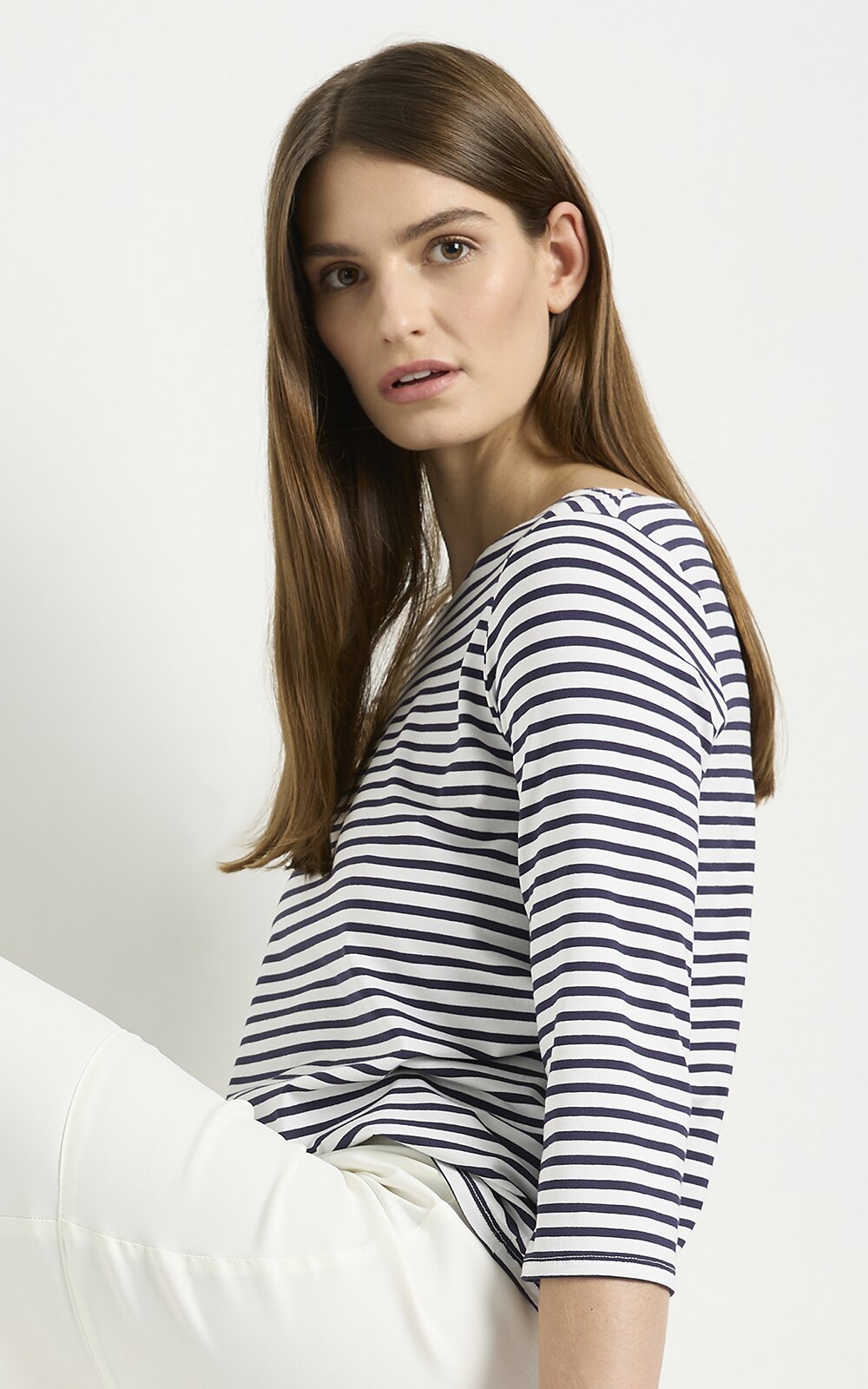Relaxed Boat Neck product photo.