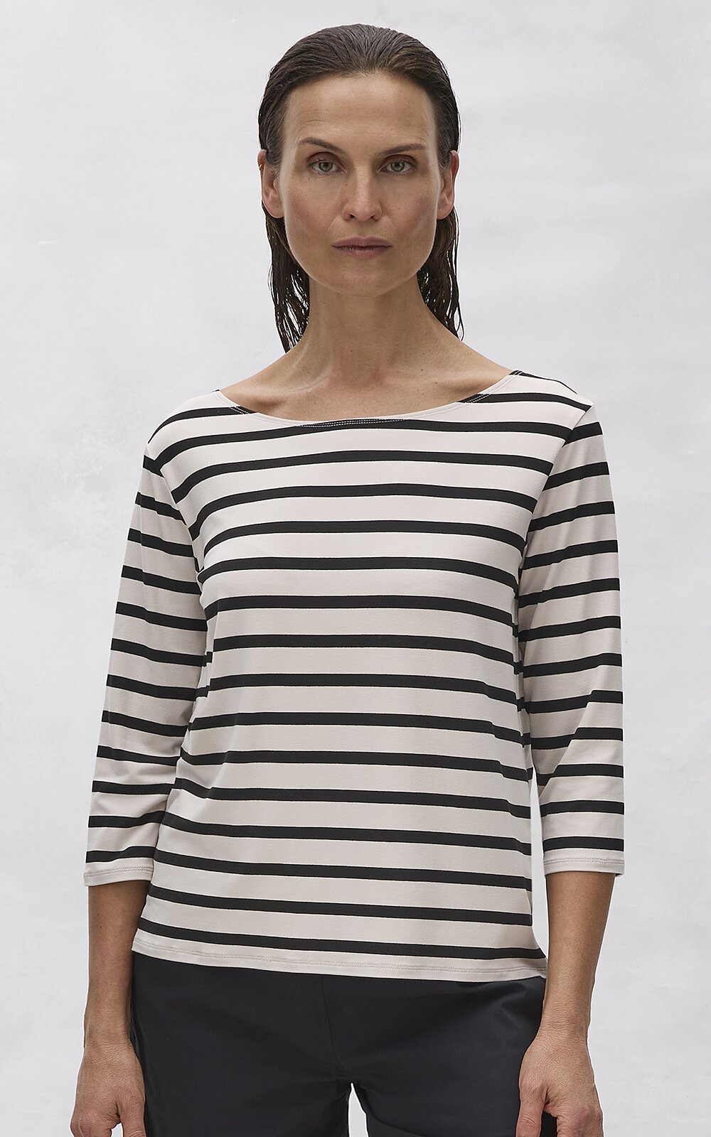 Relaxed Boat Neck product photo.