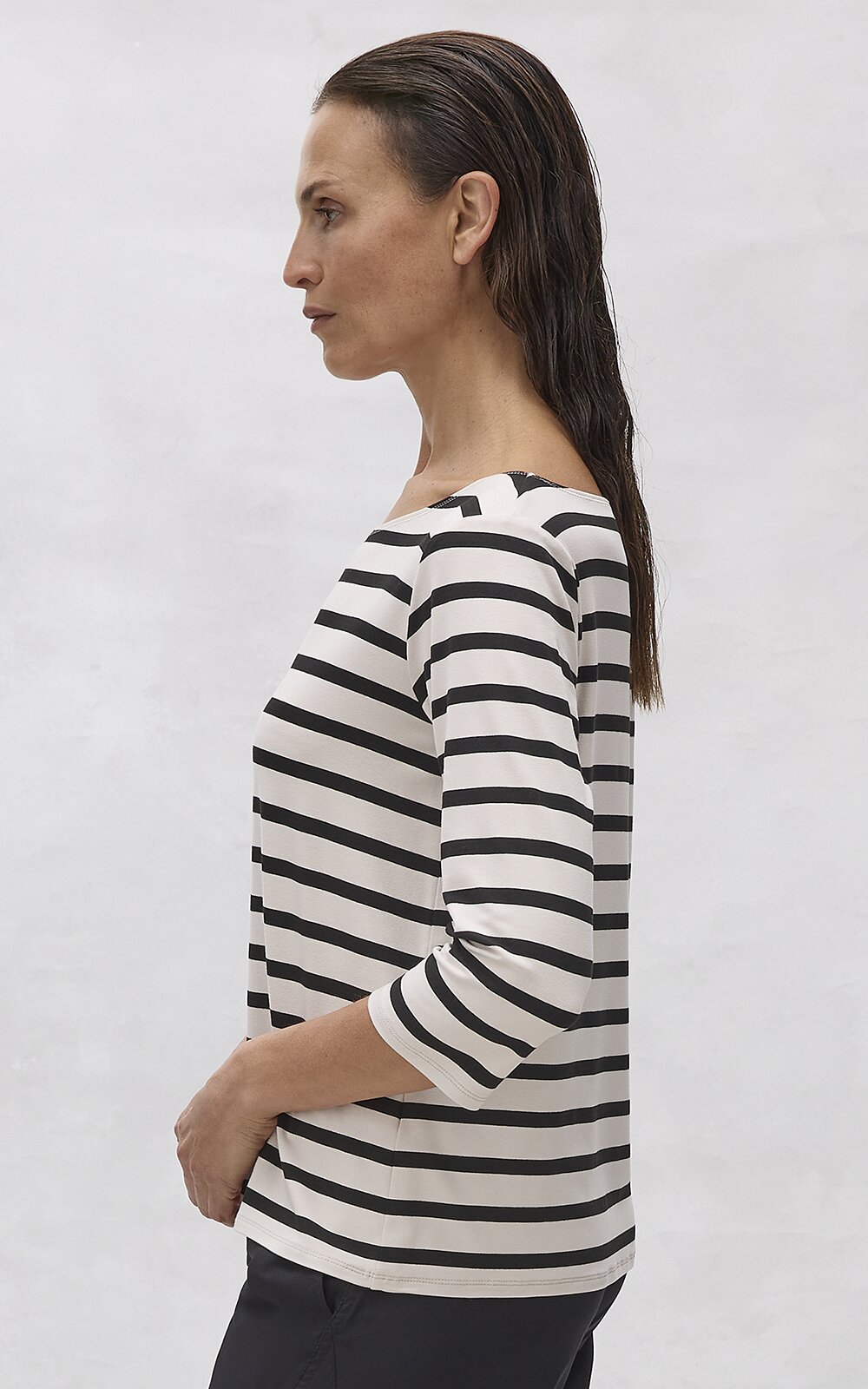 Relaxed Boat Neck product photo.