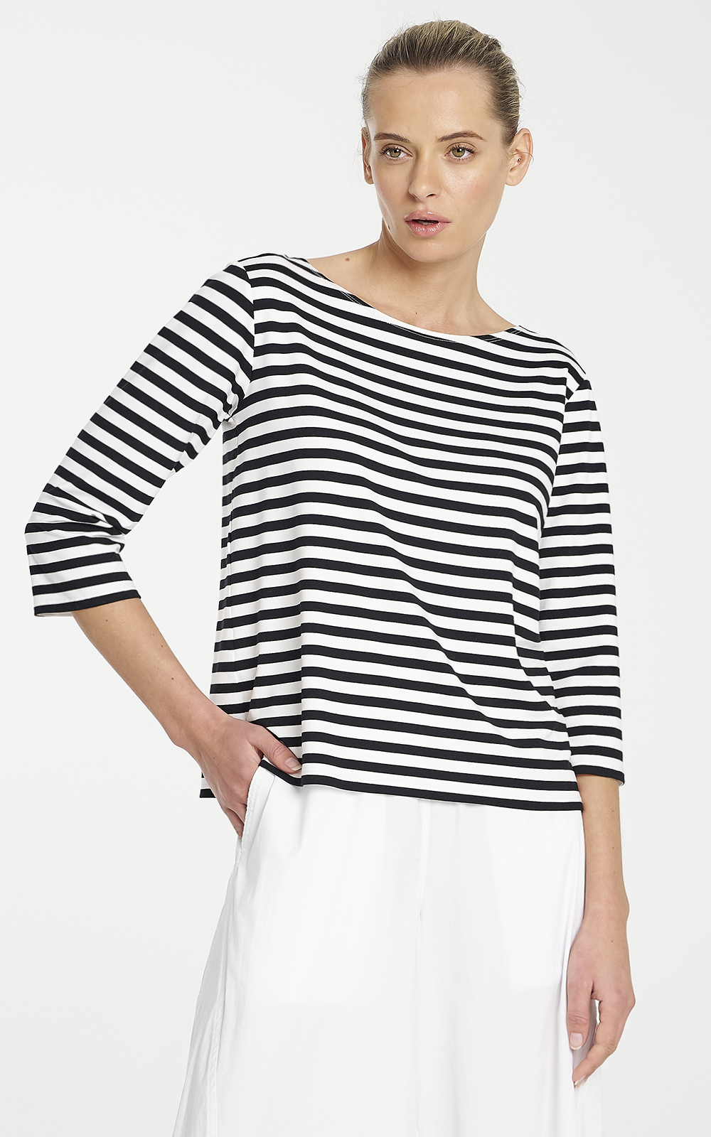 Relaxed Boat Neck product photo.