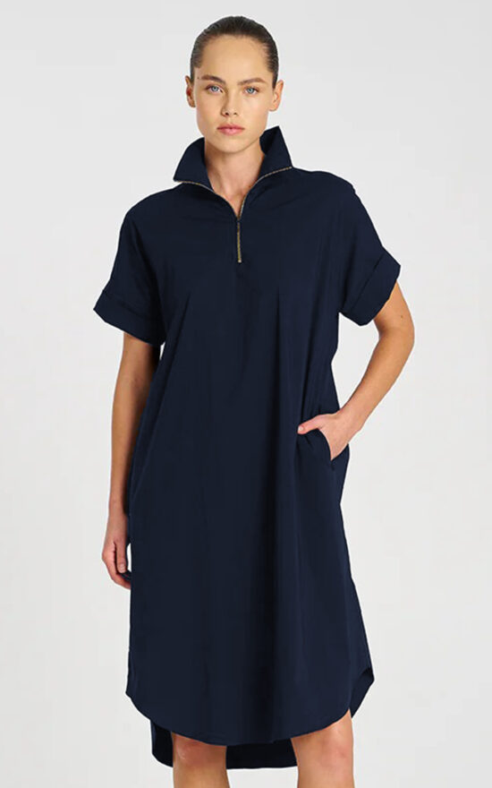Half Zip Dress product photo.