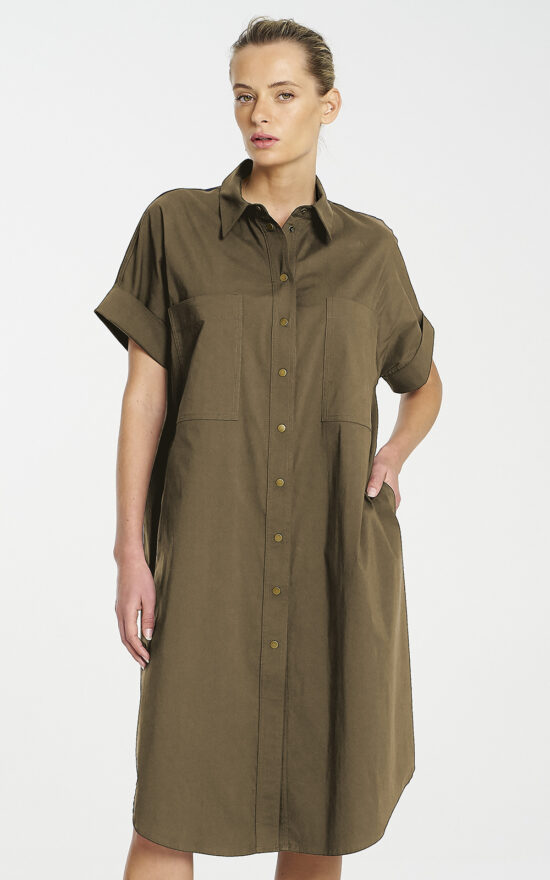 Stud Shell Dress product photo.