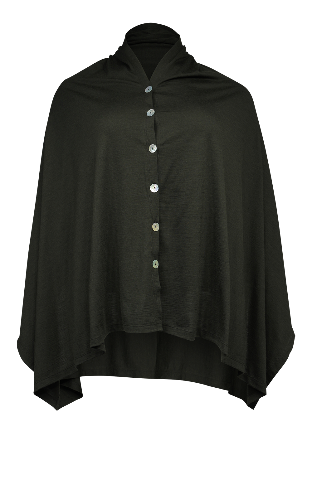 Merino Button Wrap product photo.