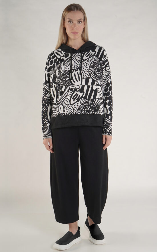 Flora Hooded Top product photo.