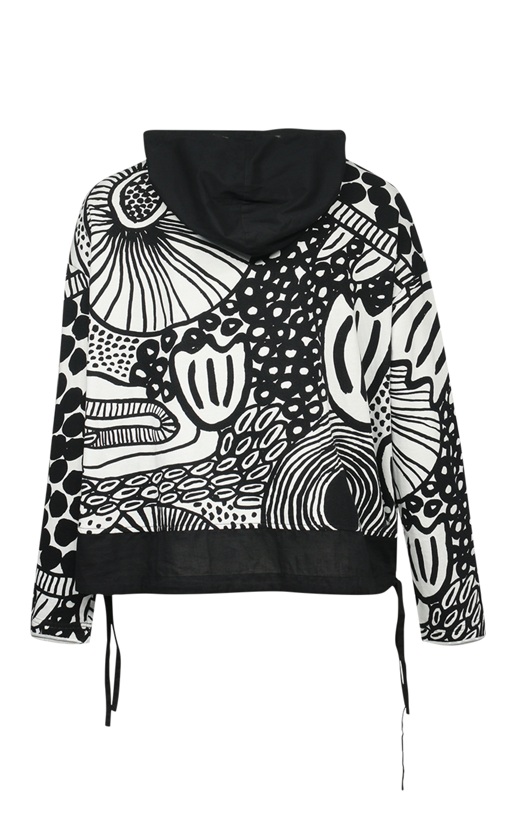 Flora Hooded Top product photo.