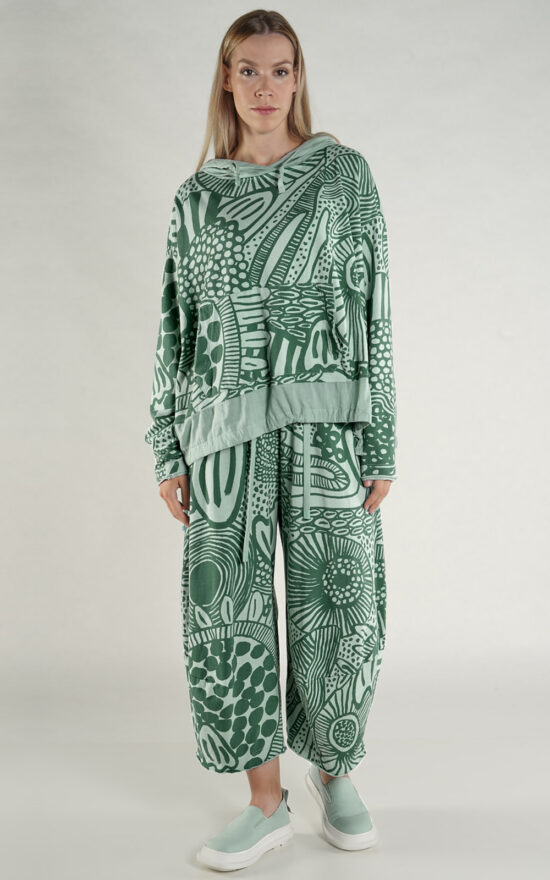 Flora Hooded Top product photo.